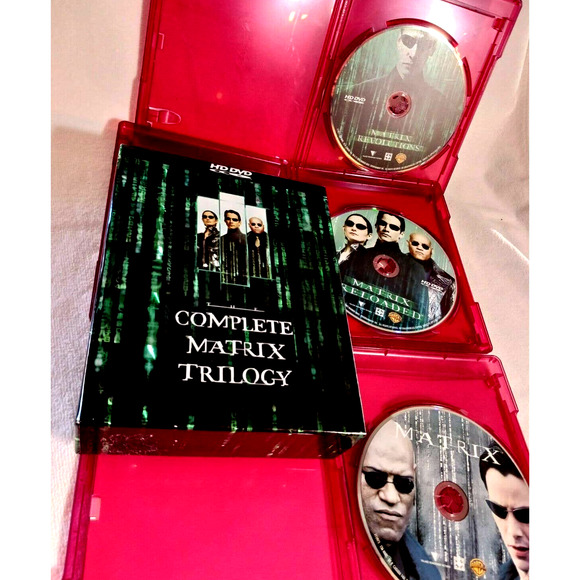 The Complete Matrix Trilogy 3 DVDS (HD-DVD, 3-Disc Set) - Picture 3 of 12